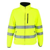 Celsian Fleece Jacket Hi Vis S.YEL XL Hi-Vis Polarfleece jakke - Unisex