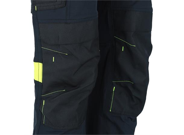 Bismuth Stretchpant W/ Button BlkB 48 Arbeidsbukse med god stretch - Unisex 