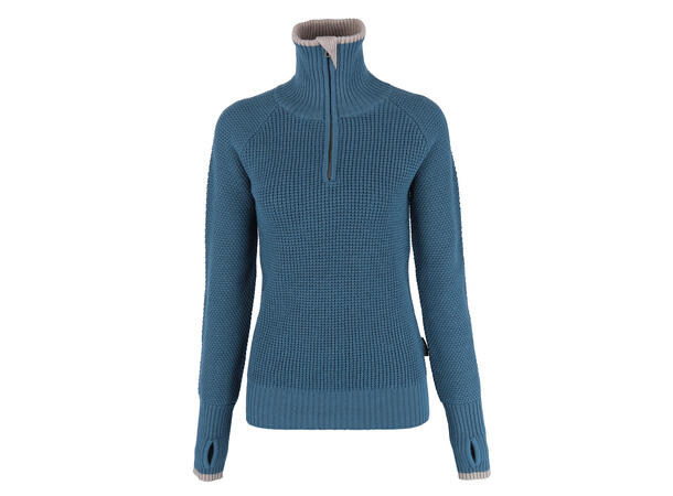 Zircon Wool Sweather W Bering Sea XL Komfortabel ullgenser med høy hals 