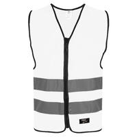 9046 Flen Refleksvest WHT S Refleksvest