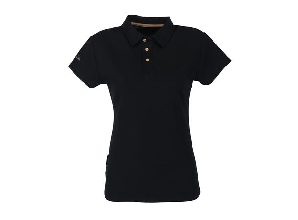 Kaolin Pique Lady Black Beauty M Klassisk bomullspolo til dame 