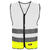9043 Eskiltuna Refleksvest WHT/NYEL S Tofarget unisex refleksvest m/glidelås 