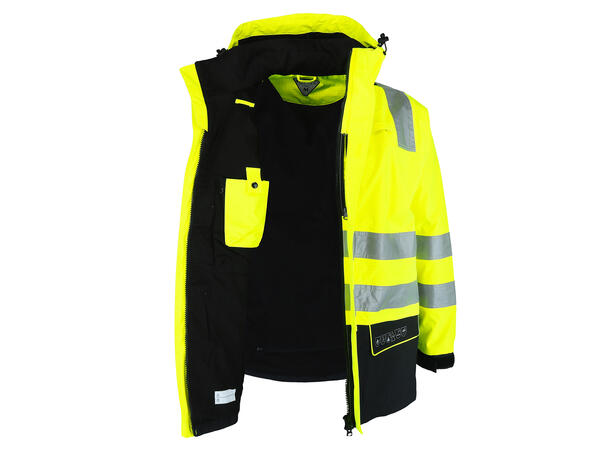 Jasper ProJacket Hi-Vis Safety Yellow L High visability jakke - Unisex 
