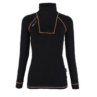 Magma Sweater 1/2 Zip W Black Beauty XS Flammehemmende  overdel til dame