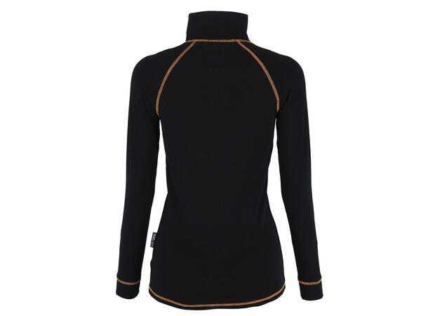 Magma Sweater 1/2 Zip W Black Beauty XS Flammehemmende  overdel til dame 