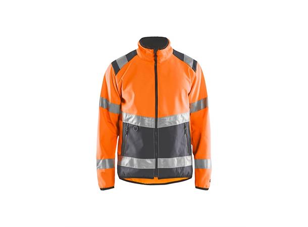 4877 Softshelljakke varsel NYEL/BLK XS Smidig og lett softshelljakke i varsel 