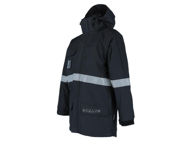 Borax Pro Jacket Black Beauty XS Vanntett arbeidsjakke - Unisex 