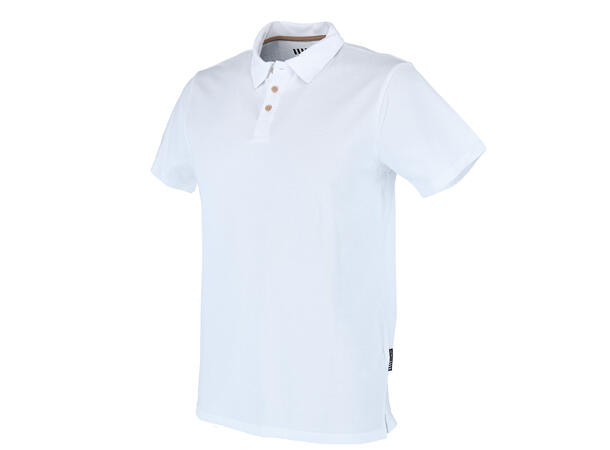 Kaolin Piquet Bright White XL Klassisk bomullspolo - Unisex 