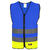 9043 Eskiltuna Refleksvest ROY/NYEL S Tofarget unisex refleksvest m/glidelås 