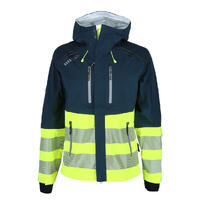 Husky Shell Jacket Hi-Vis Dark Sapph. XS Varm skalljakke med refleks - Unisex