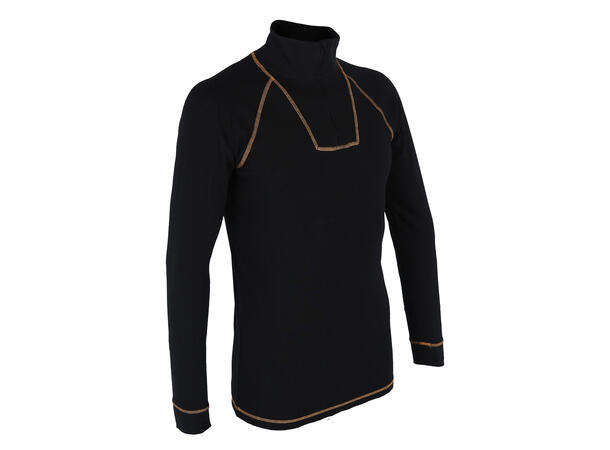 Magma Sweater 1/2 Zip Black Beauty L Flammehemmende  overdel - Unisex 