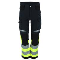 Bismuth Roofpant Black Beauty KL.1  62 Arbeidsbukse med 4-veis stretch - Unisex