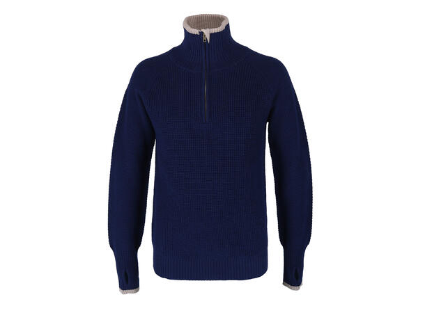 Zircon Wool Sweather Evening Blue S Komfortabel ullgenser - Unisex 