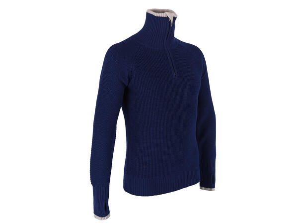 Zircon Wool Sweather Evening Blue S Komfortabel ullgenser - Unisex 
