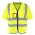Hafnon Reflex Vest Safety Yel XS/S Flammehemmende refleksvest - Unisex 