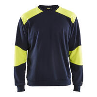 3458 Genser Flammehemmende NAV/Hivis M Flammehemmende