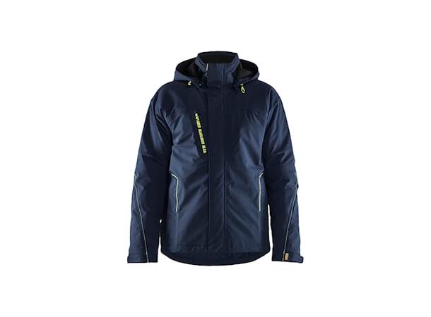 4484 Jakke Marineblå/Varselgul XS 4-veisstretch 