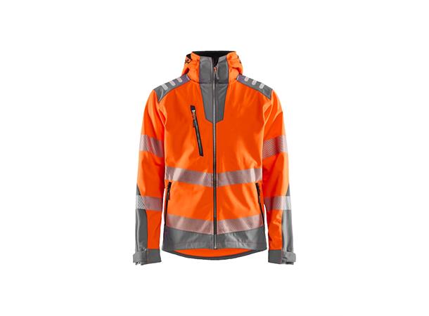 4491 Softshelljakke varsel NYEL/BLK XS Varseljakke softshell 