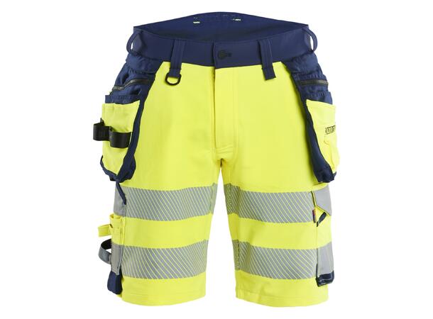 1120 Varselshorts Varselgul/Marineblå C44 