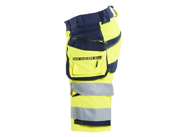 1120 Varselshorts Varselgul/Marineblå C44 