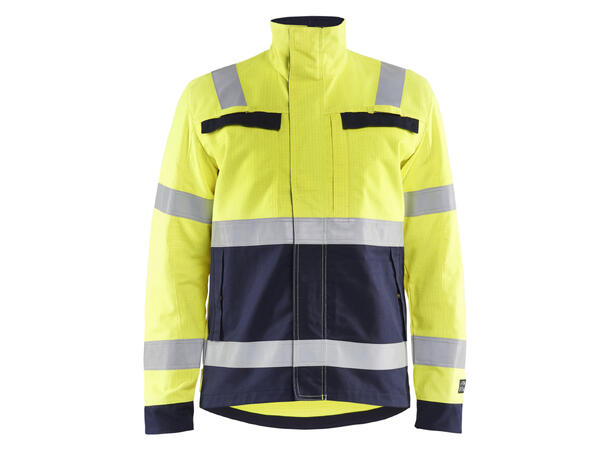 4087 Jakke multinorm Hivis/NAV XS 