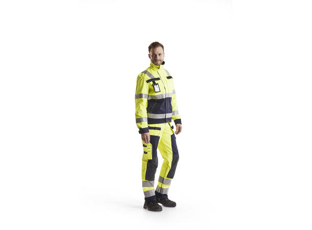 4087 Jakke multinorm Hivis/NAV XS 
