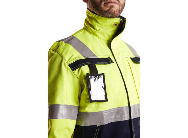 4087 Jakke multinorm Hivis/NAV XS 