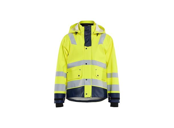 4327 Regnjakke Hivis/Marineblå XS Level 3 Ekstrem Varseljakke 
