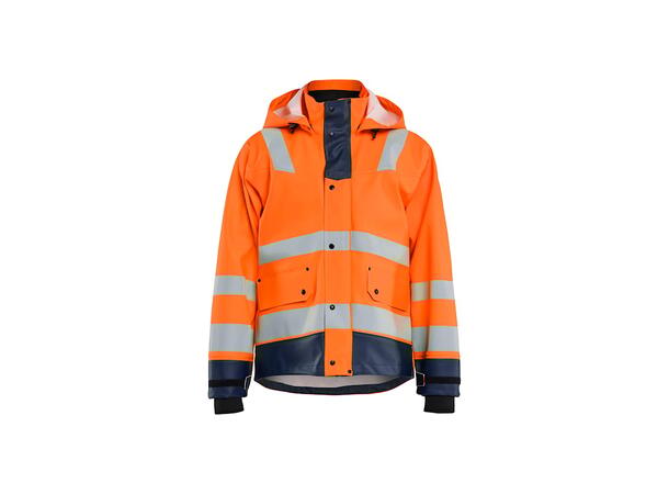 4327 Regnjakke Hivis/Marineblå XS Level 3 Ekstrem Varseljakke 