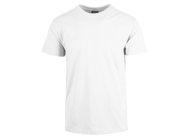 1500 Classic T-shirt Hvit S Tidløs modell i utmerket bomullskvalitet 