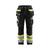 1794 Varselbukse m stretch BLK/YEL C54 Klasse 1 