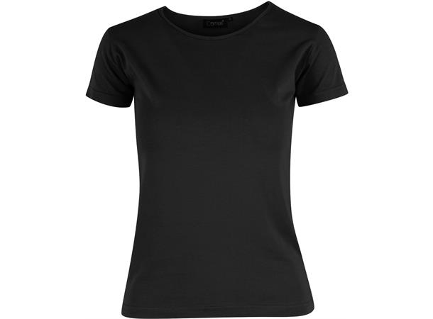 C424 Charlotte  BLK M Fasongsydd stretch t-shirt Dame 