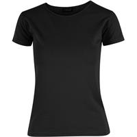 C424 Charlotte  BLK M Fasongsydd stretch t-shirt Dame