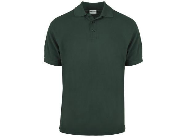 6510 Organic Polo GOTS Flaskegrønn S Klassisk polo i tidløs stil 