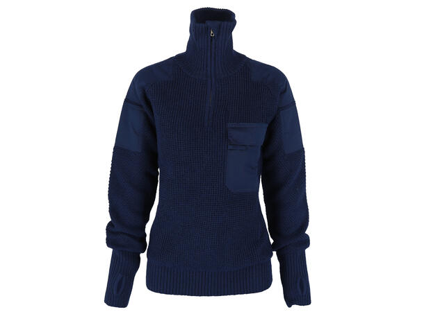 Sirdal ullgenser Peacoat XS med bomullsfor i hals 