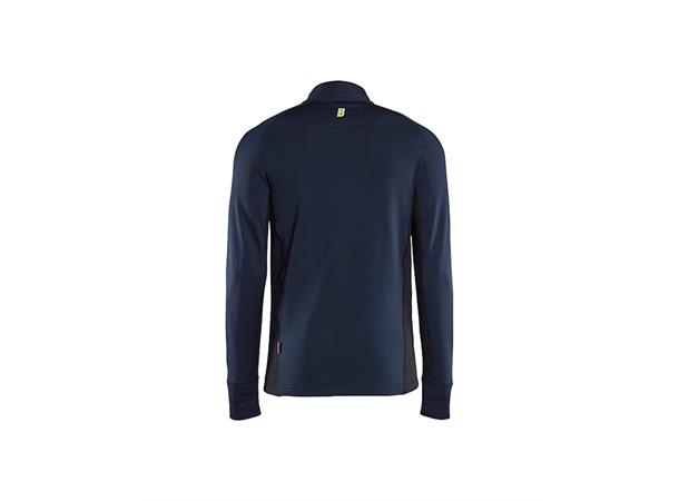 4735  Grid STRIKER NAV/HIVIS XS Teknisk Fleecejakke 