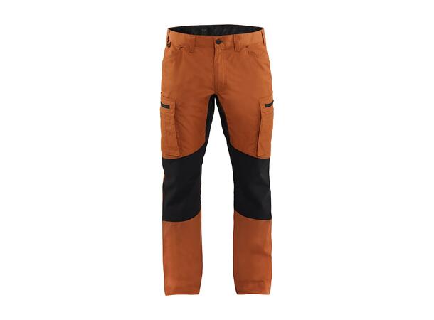 1459 Servicebukse  Brentrød/Svart C44 Stretch 