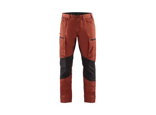 1459 Servicebukse  Brentrød/Svart C44 Stretch 