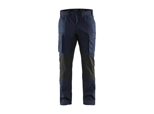 1459 Servicebukse  Brentrød/Svart C44 Stretch 
