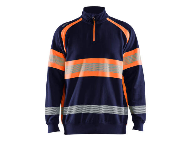 3553 Varselgenser Marineblå/Oransje XS Klasse 1 