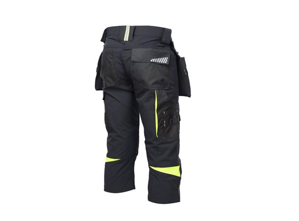 Bismuth Long Shorts ZP Black Beauty 44 Lang shorts med verktøylommer - Unisex 